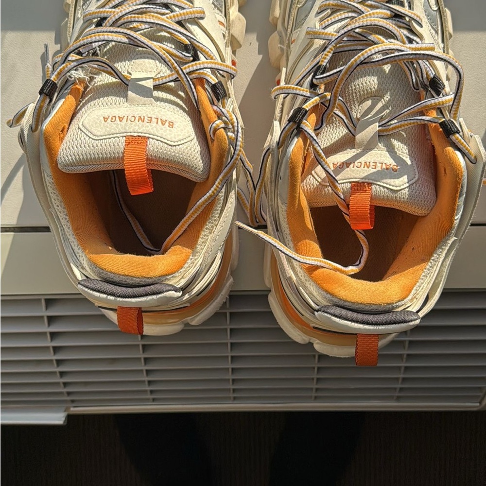 Balenciaga Sneakers with Orange and Gray